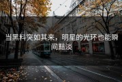 当黑料突如其来，明星的光环也能瞬间黯淡
