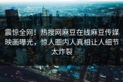 震惊全网！热搜网麻豆在线麻豆传媒映画曝光，惊人圈内人真相让人细节太炸裂